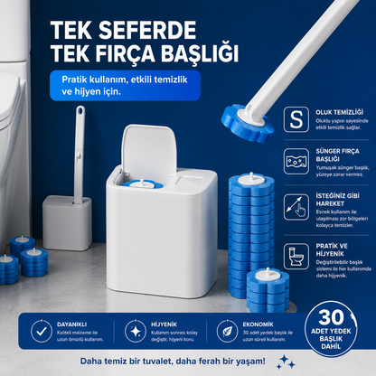 HijyenPro™ Akıllı Tuvalet Fırçası Sistemi